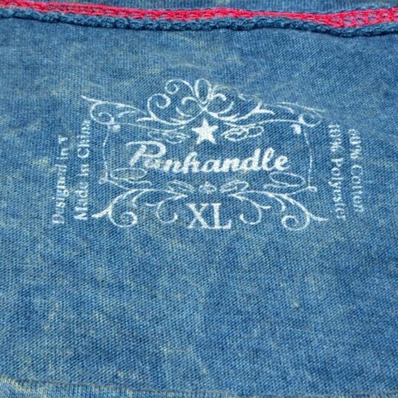 Panhandle Slim Women's Size XL Shirt America's Country Western Patriotic Eagle - Picture 6 of 7